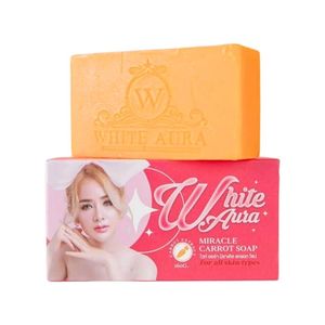 White Aura Miracle Carrot Whitening Soap 160g